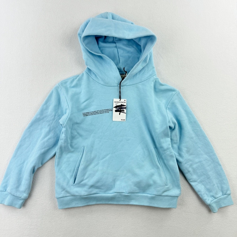 Pangaia‎ Kids 365 Midweight Hoodie Kids Size 7-8 Mint Green * READ